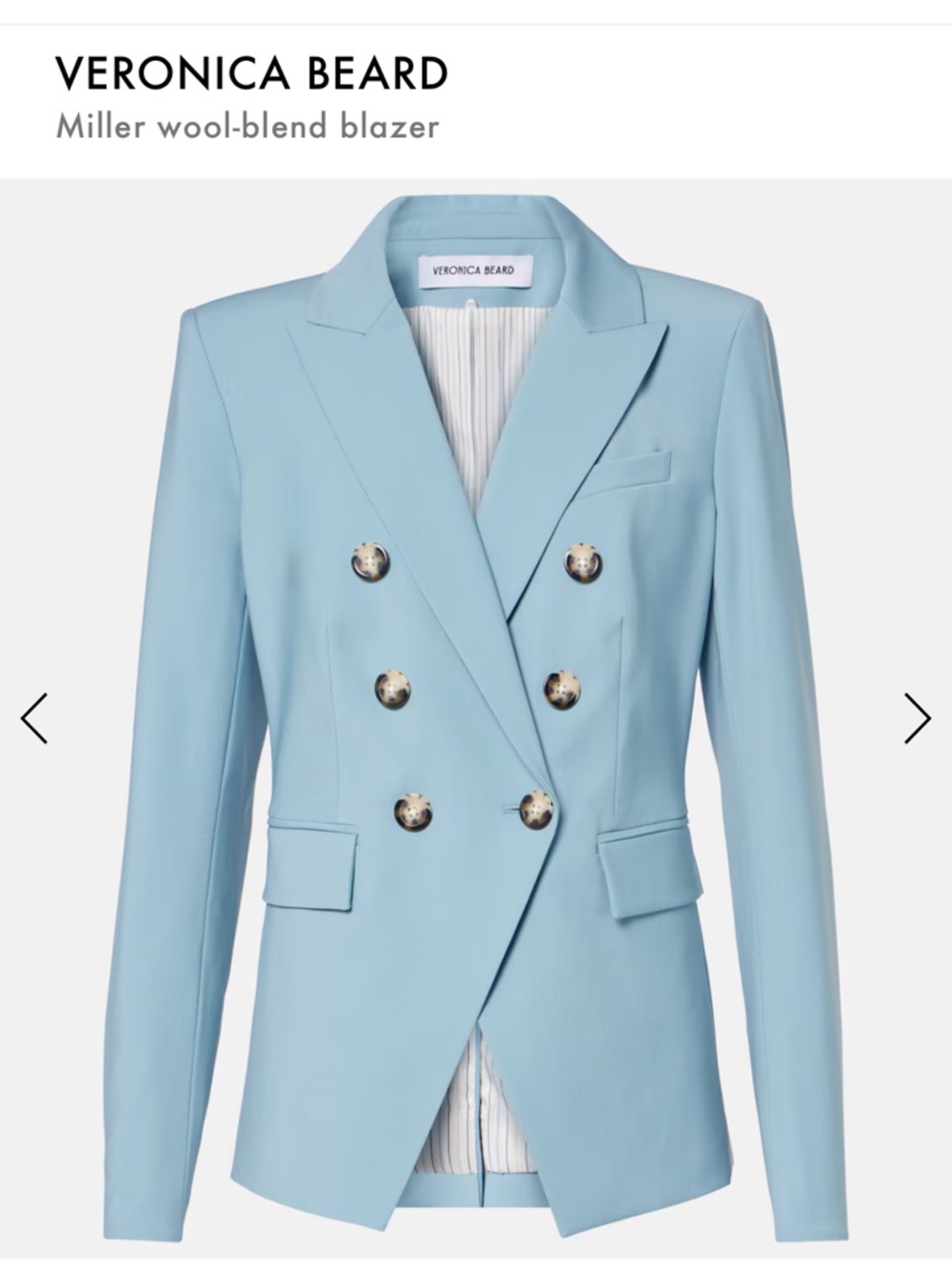 FLASH SALE! Brand New Veronica Beard Miller Wool-Blend Blazer in Size 0!